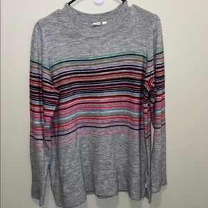 GAP Multicolor Striped Crewneck Sweater